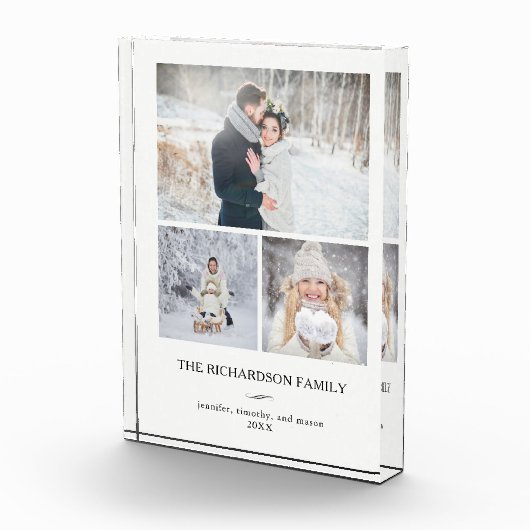 最小主義のモダンな格子| 3つの写真 フォトブロック (右)