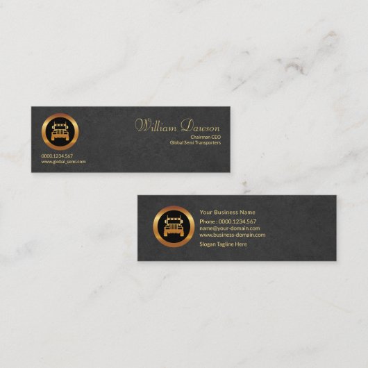 最小主義の企業のな灰色のグランジなCEO スキニー名刺