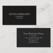 最小主義の名刺 名刺 (正面/裏面)