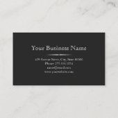 最小主義の名刺 名刺 (裏面)