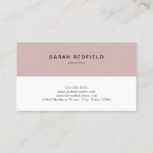 最小主義の名刺No.1 名刺 (裏面)