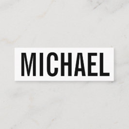 最小主義の専門のはっきりしたでモダンな名刺 スキニー名刺