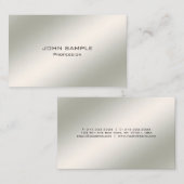 最小主義の専門のモダンでエレガントなシンプル 名刺 (正面/裏面)