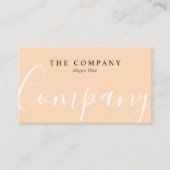 最小主義の専門のモモのパフの名刺 名刺 (正面)