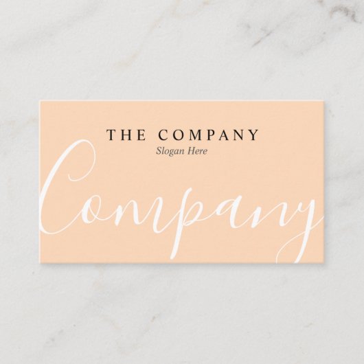 最小主義の専門のモモのパフの名刺 名刺 (正面)