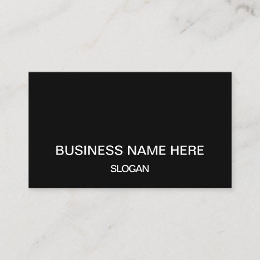 最小主義の専門の会社の名刺 名刺 (正面)