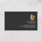 最小主義の建築者によっては日曜日アイコン建築業者が家へ帰ります 名刺 (裏面)