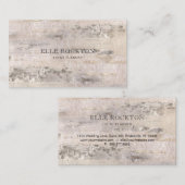 最小主義の木の樺の木吠え声の名刺 名刺 (正面/裏面)