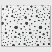 最小主義の点 ラッピングペーパー (フラット)