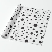 最小主義の点 ラッピングペーパー (アンロールド)