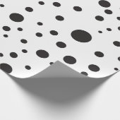 最小主義の点 ラッピングペーパー (角)