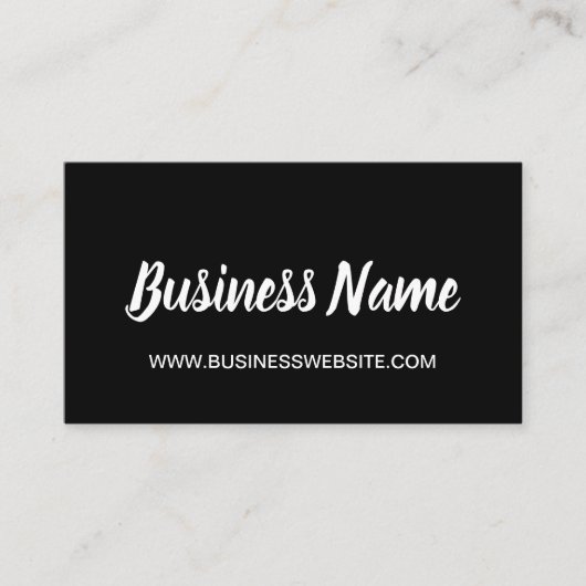 最小主義の粋な専門の名刺 名刺 (正面)