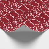 最小主義の蟻のタイポグラフィの包装紙 ラッピングペーパー (角)