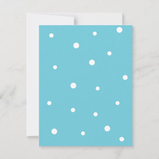 最小主義の雪だるまのクリスマスのパーティの招待状 招待状 (裏面)