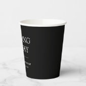 最小主義者の黒人は愛の記憶に残る 紙コップ (左)