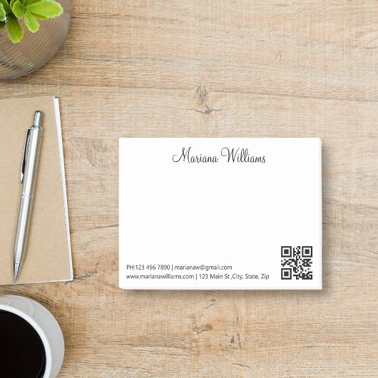 最小主義qrコード業務 ポストイット