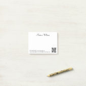 最小主義qrコード業務 ポストイット (デスク上)