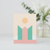 最小幾何学模様 シーズンポストカード (スタンド正面)