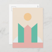 最小幾何学模様 シーズンポストカード (正面/裏面)