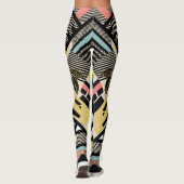 最小幾何学模様：パターンデザイン レギンス (裏面)