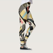 最小幾何学模様：パターンデザイン レギンス (右)