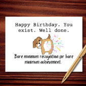 最小誕生日認識 カード