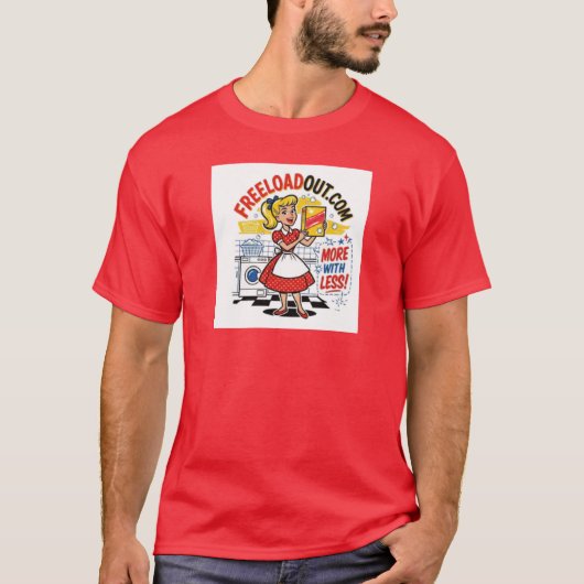 最小限で最大の成果 Tシャツ (正面)