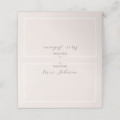 最小限のウェディングシャワー名札|未来のMrs. プレイスカード (外部開封)
