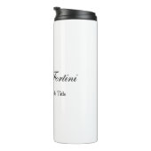 最小限のクラシカル手書きスクリプト名 タンブラー (回転右)