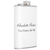 最小限のクラシカル手書きスクリプト名 フラスク (右)