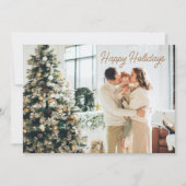 最小限のスクリプト中立メッセエレガントージ シーズンカード (正面)