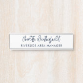 最小限のスクリプト会社の人事スタッフ サインプレート (正面)