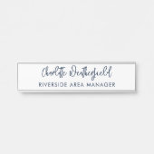 最小限のスクリプト会社の人事スタッフ サインプレート (正面)