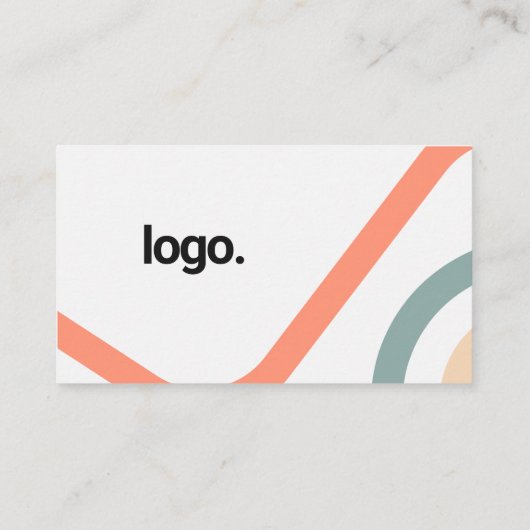 最小限のスモダンキャン可能Qrcode 名刺 (裏面)