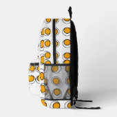 最小限のモダン幾何学的パターン プリントバックパック (右)