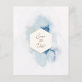 最小限の水彩招待状（カスタマイズ可能） (裏面)