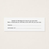 最小限の白黒フェイク金ゴールドハート紹介 (裏面)