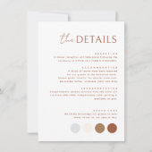 最小限の詳細情報エンクロージャカード ノートカード (正面)