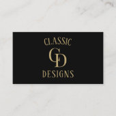 最小限モダンのQRコード 名刺 (正面)