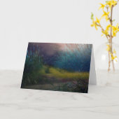 最少持続性グリーティングカードのパス カード (黄色い花)