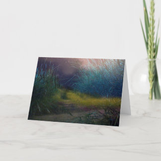 最少持続性グリーティングカードのパス カード