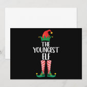 最年少小妖精や小人マッチングファミリークリスマスパーティー 招待状 (正面/裏面)