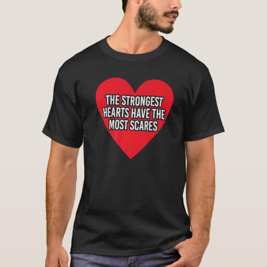 最強のハートは最も怖い可愛いハートA Tシャツ (正面)