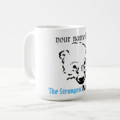 最強のパパクマシンプルパパ コーヒーマグカップ (正面左)