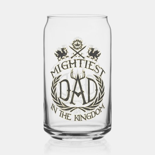 最強のパパ ガラス缶 (裏面)