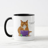 最強の猫ママ! マグカップ (左)