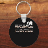最強の男がコンクリート作業員を作った キーホルダー (正面)