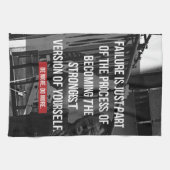 最強バージョンのトレーニング やる気を起こさせる キッチンタオル (横)