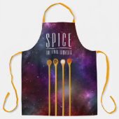 最後おもしろいのカラフルフロンティアエプロンをスパイスする エプロン (正面)