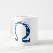 最後から伝説：オメガパワー！ コーヒーマグカップ (正面左)